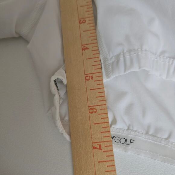 Foray Golf White Shorts Biker Tennis Compression Activewear Sports Stretch M - Picture 5 of 14